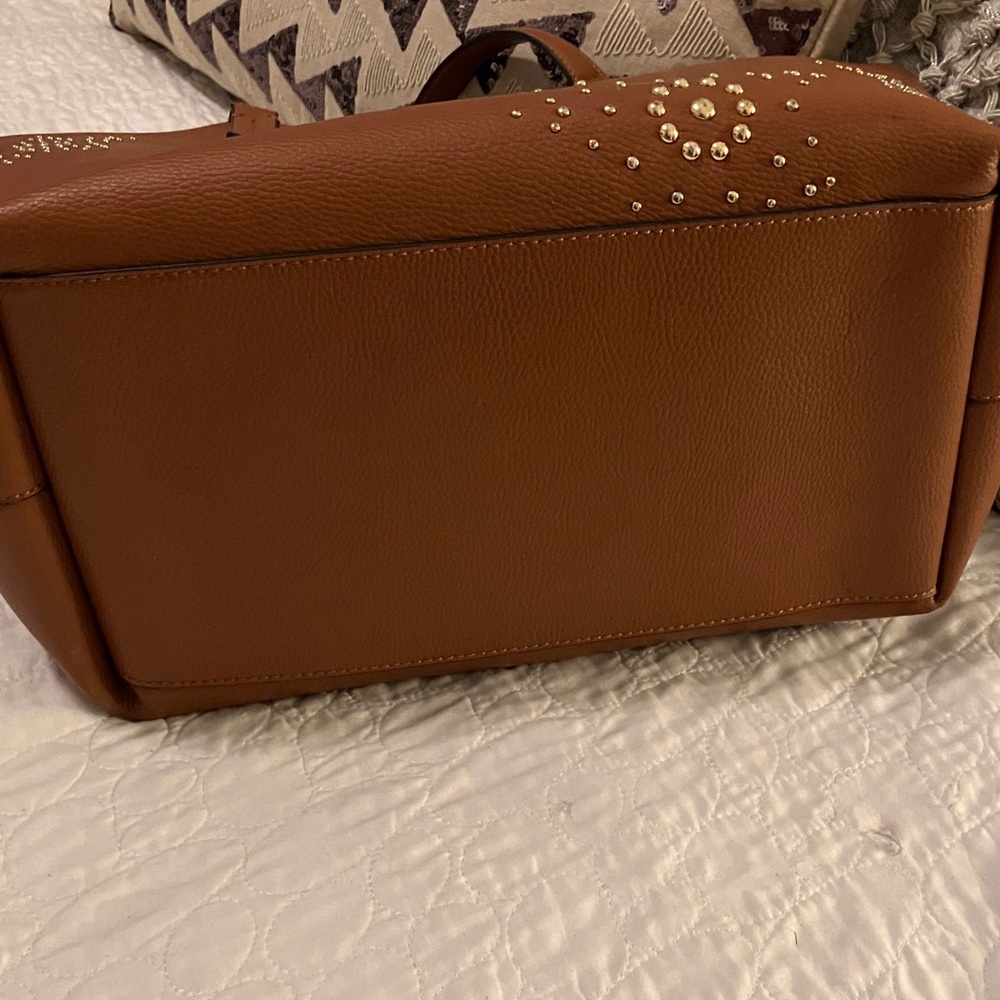 Kendall & Kylie Brown Star-Embellished Tote - Picture 5 of 11